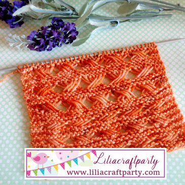 Indian Cross Knitting Stitch learn how to knit easy tutorial knitting stitch