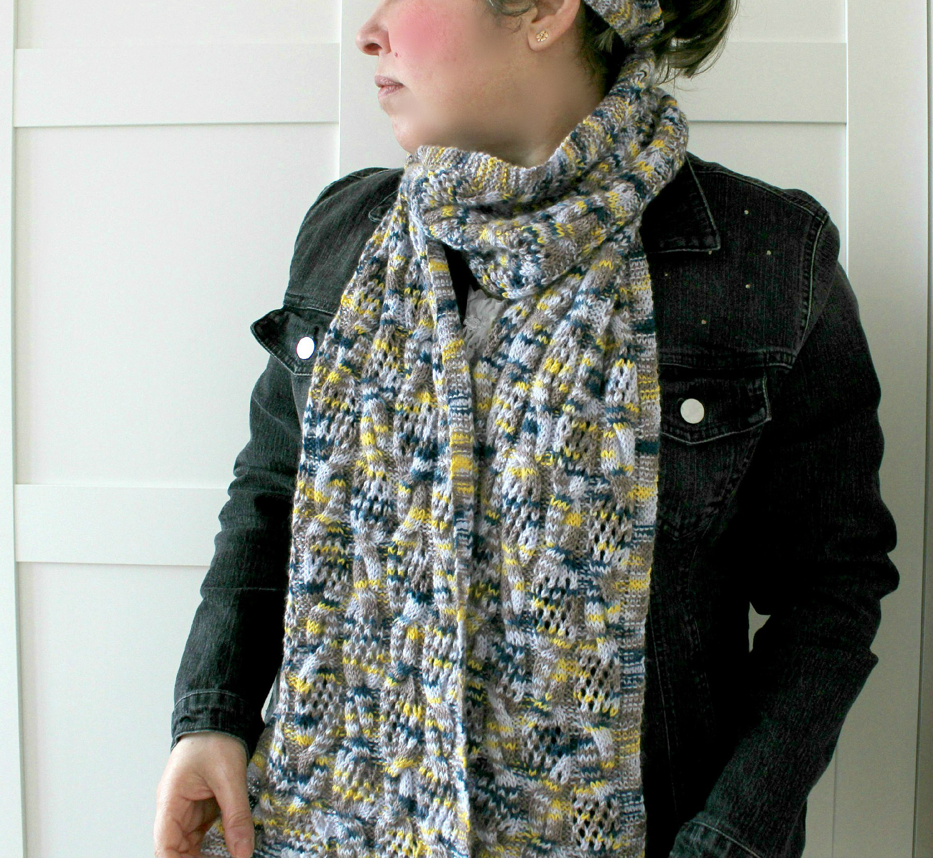 easy lace scarf knitting pattern