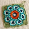 floral crochet pot holder crochet flowers pot holder pattern