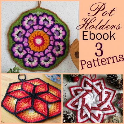 crochet pot holders ebook patterns for kitchen and home easy crochet pot holders patterns