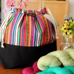 Knitting Project Bag – Andina Collection – Design #4